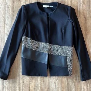 Calvin Klein Mixed Media Blazer